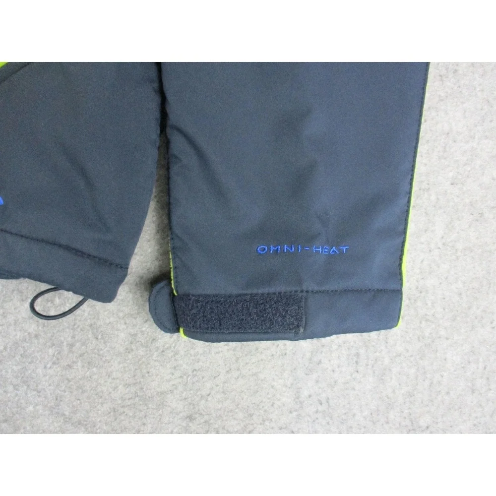 Columbia Jacket Mens Large Green Black Omni-Heat Interchange Insulated Coat